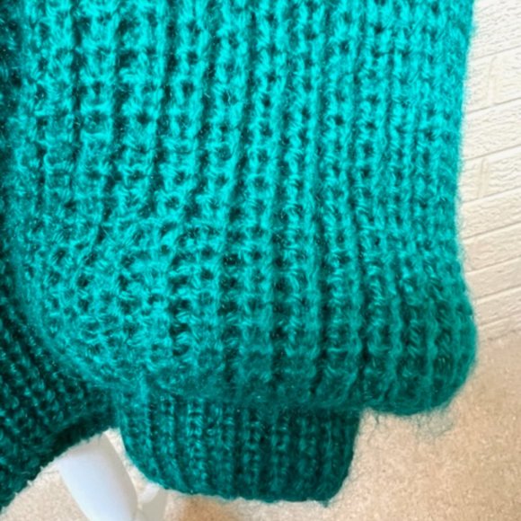 Green Knit Jacket with Fleece Lining - Picture 6 of 12
